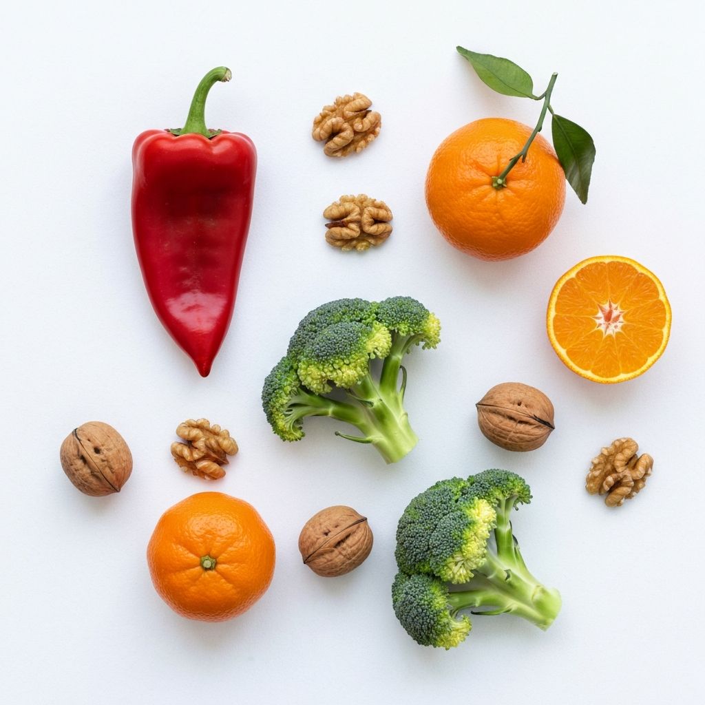 Frische Winterlebensmittel